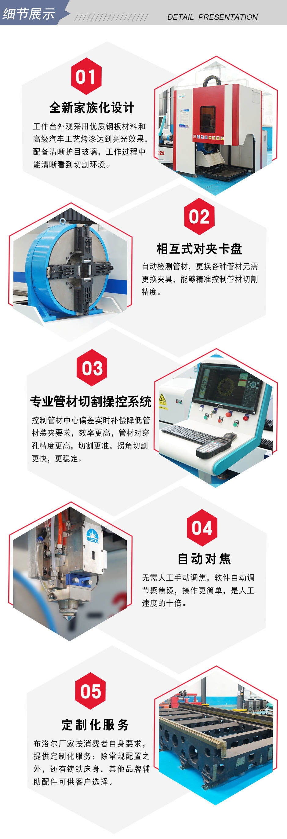 自動(dòng)檢測管材，無需更換模具